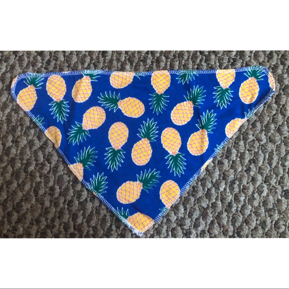 Handmade pineapple baby bibdana(will add snaps)